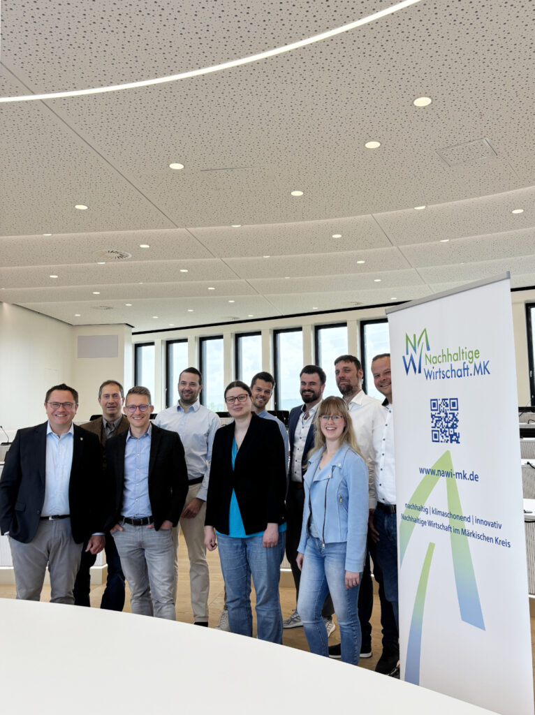 Das Team von "NaWI. MK" stellt die neue Website vor